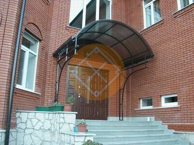 Козырек с сотовым поликарбонатом