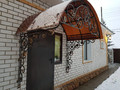 козырек с профилированным поликарбонатом